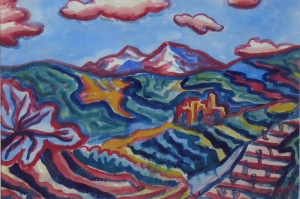 JAROSLAV HERBST ( 1887-1971 ) - KRAJINA V MODRÉM