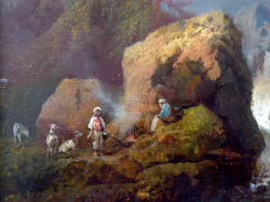 JOSEF MATĚJ NAVRÁTIL ( 1798 - 1865 ) - PARTIE BEI FERCHENHEIM BEI WINTERBERG