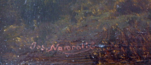 JOSEF MATĚJ NAVRÁTIL ( 1798 - 1865 ) - PARTIE BEI FERCHENHEIM BEI WINTERBERG