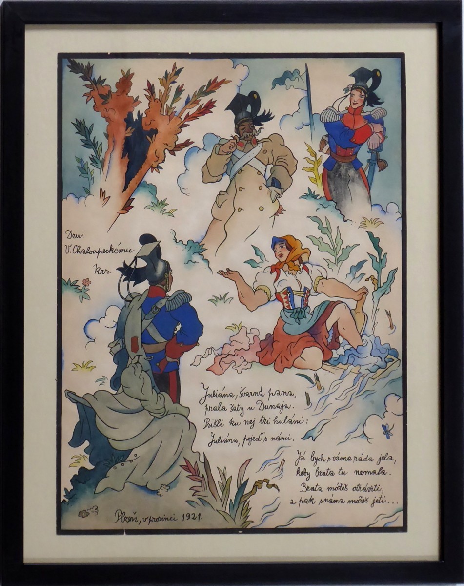 BOHUMIL KRS ( 1890 - 1962 ) - JULIÁNA, ŠVARNÁ PANNA