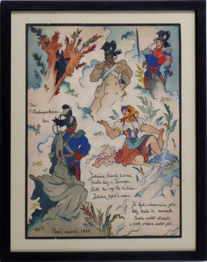 BOHUMIL KRS ( 1890 - 1962 ) - JULIÁNA, ŠVARNÁ PANNA