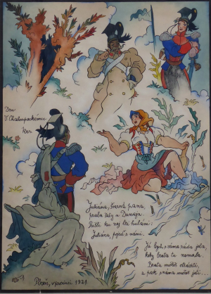 BOHUMIL KRS ( 1890 - 1962 ) - JULIÁNA, ŠVARNÁ PANNA
