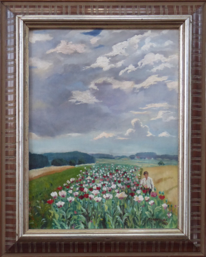 FRANTIŠEK NACHTIGAL ( 1894 - 1956 ) - MLÁDENEC U MAKOVÉHO POLE