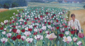 FRANTIŠEK NACHTIGAL ( 1894 - 1956 ) - MLÁDENEC U MAKOVÉHO POLE