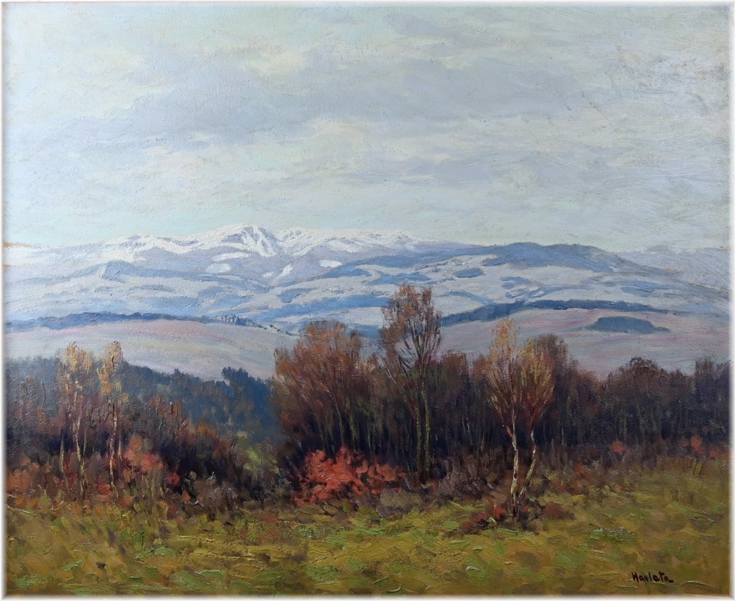 Havlata Karel (1885 - 1957), Pohled na Krkonoše