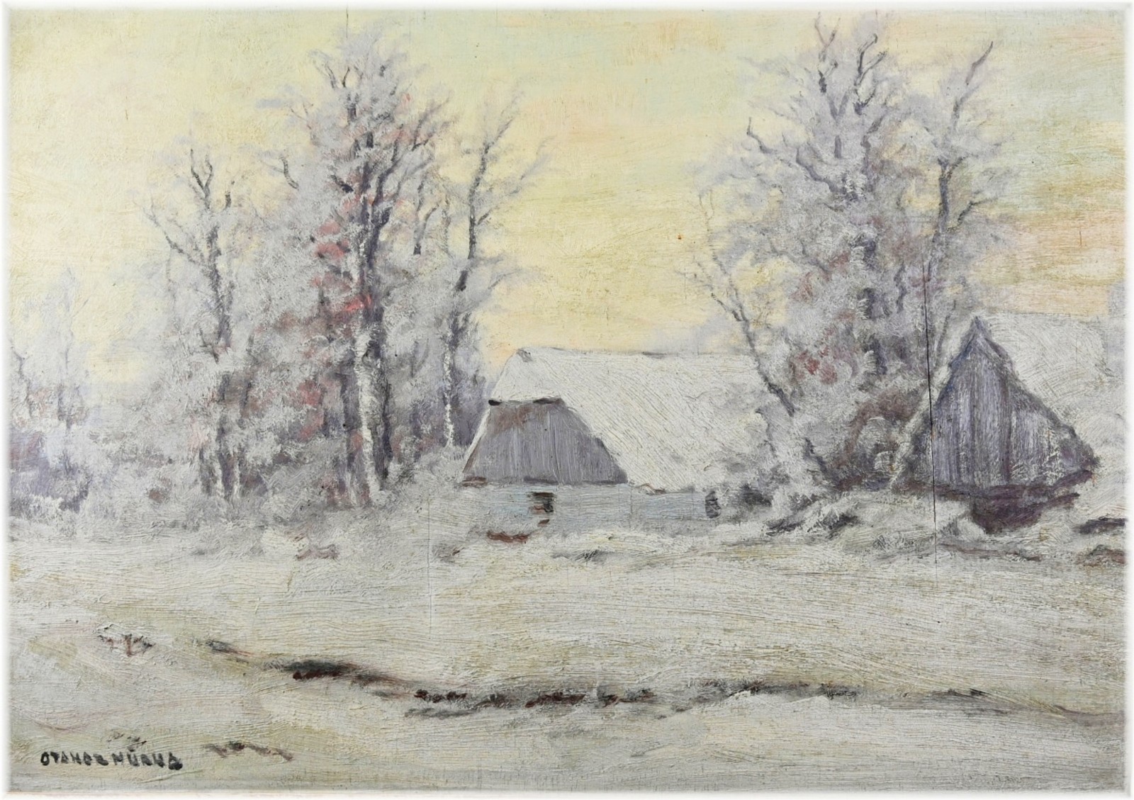 Hůrka Otakar (1889 - 1966), Zimní krajina