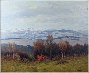 Havlata Karel (1885 - 1957), Pohled na Krkonoše