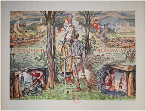 Wünsche Vilém (1900 - 1984), Dobový plakát Slezská vlasti