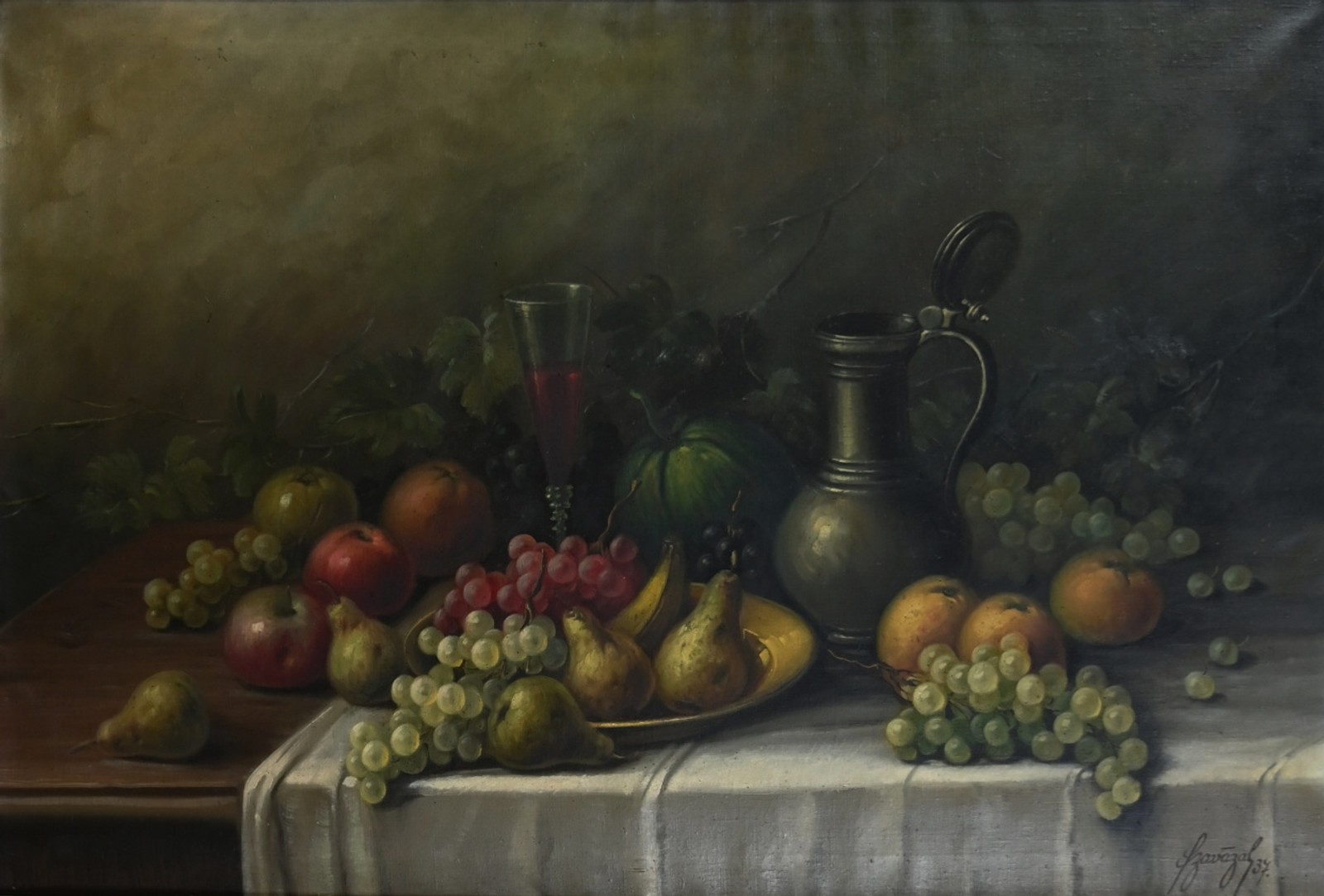 Zavázal František (1878 - ?), Zátiší s ovocem