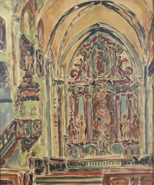 Roškotová Anna (1883 - 1967), Kostel v Milevsku