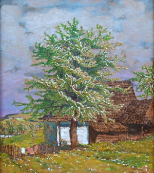 Honsa Jan (1876 -1937), Kvetoucí strom za stodolou