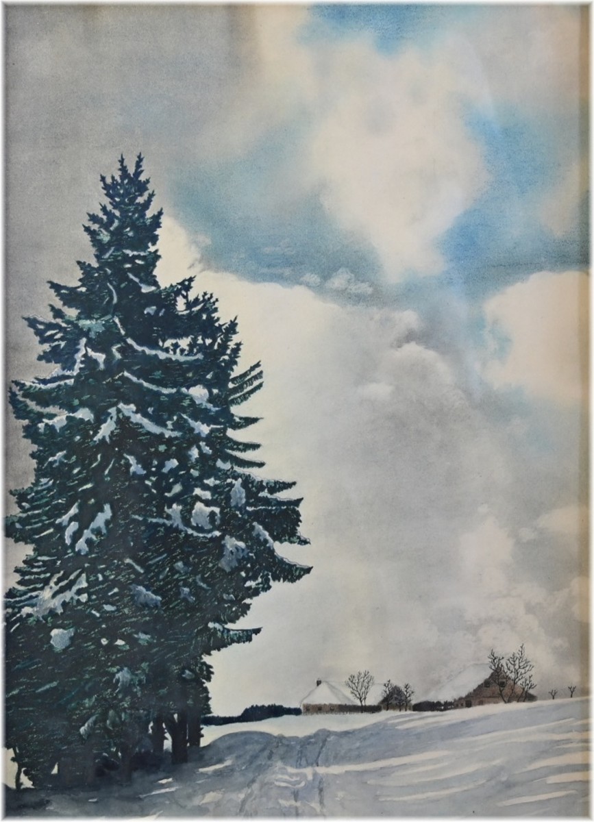Funke Jaromír (1896 - 1945), Zimní krajina