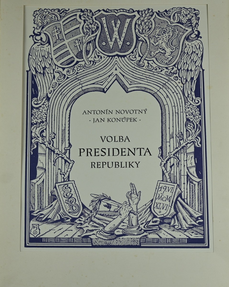 Konůpek Jan, Novotný Antonín, Soubor grafik Volba prezidenta republiky