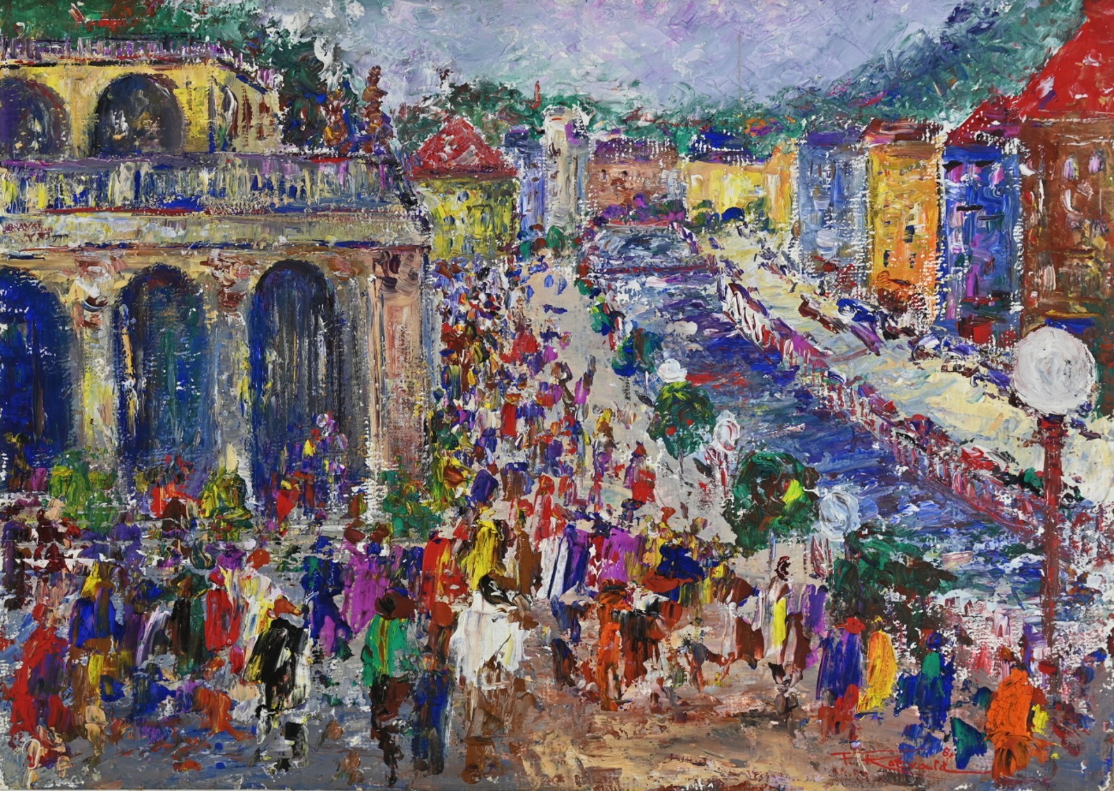 Kotvald Ferdinand (1898 – 1980), Karlovy Vary - pohled na kolonádu