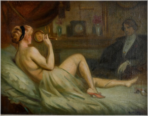 Vácha Rudolf (1825–1899), V budoáru
