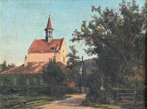 Kirnig Alois (1840 - 1911), Špitální kostel v Petrohradu u Lužice 