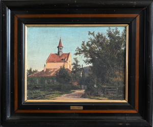 Kirnig Alois (1840 - 1911), Špitální kostel v Petrohradu u Lužice 