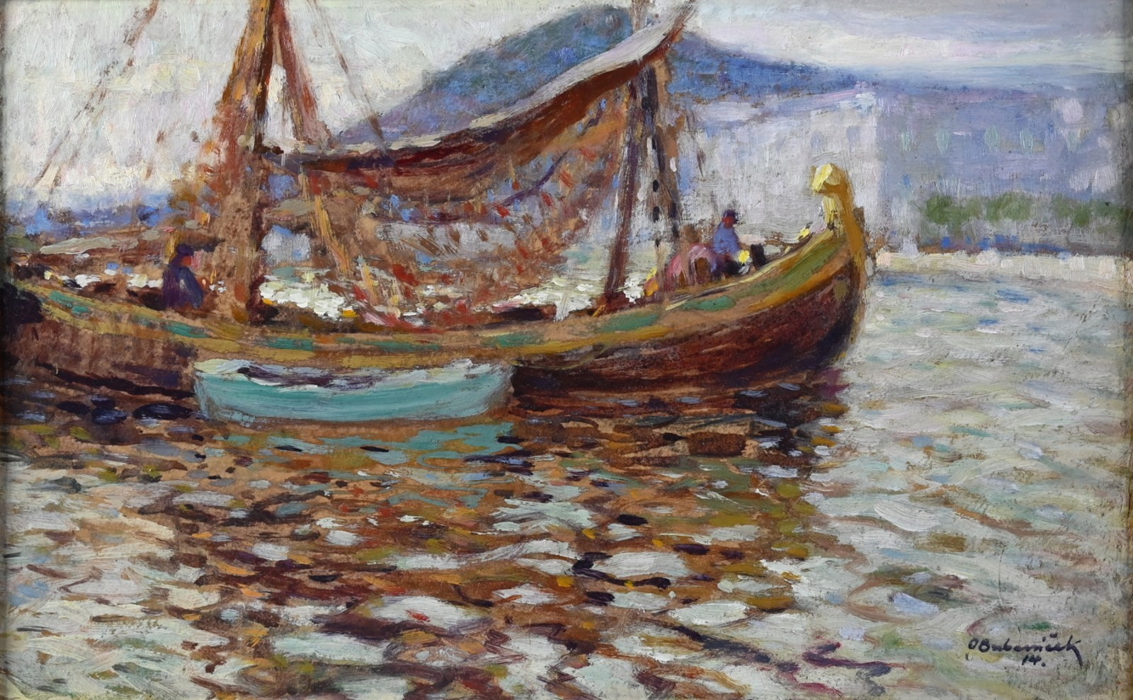 Bubeníček Ota (1871-1962), Lodě na moři