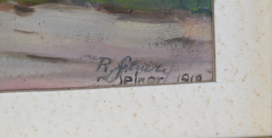 Selner R., Ruská baňa s kostelíkem