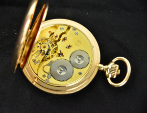 Pánské zlaté kapesní hodinky IWC Schaffhausen