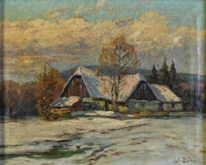 Bino Josef (1881-1947), Zasněžené chalupy