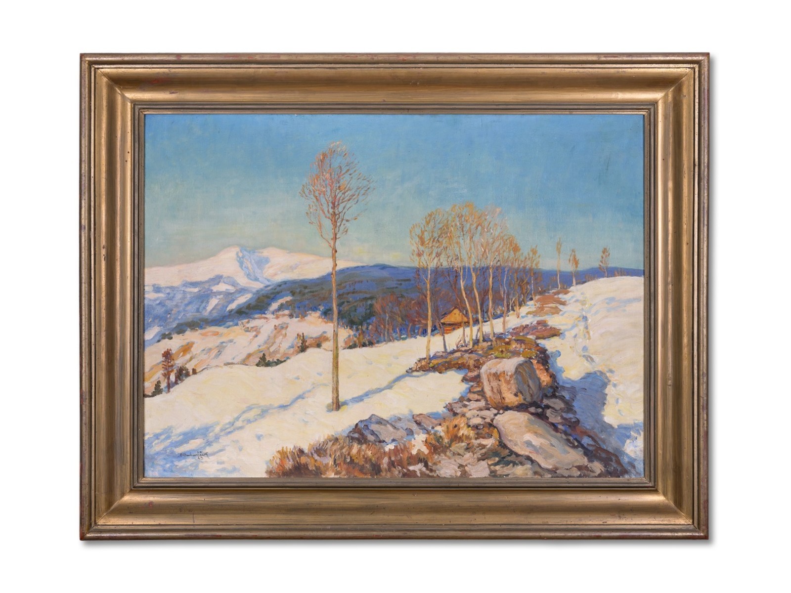 Bubeníček Ota (1871 - 1962), V březnu pod Kokrháčem v Krkonoších před jarem