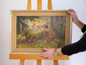 Číla Otakar (1894 - 1977), Indián na lovu jelenů