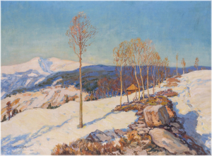 Bubeníček Ota (1871 - 1962), V březnu pod Kokrháčem v Krkonoších před jarem