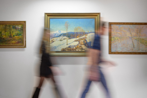 Bubeníček Ota (1871 - 1962), V březnu pod Kokrháčem v Krkonoších před jarem