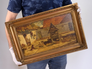 Schwaiger Hanuš (1854 - 1912), Slovácký Dvůr - Úprkův statek v Kněždubu u Strážnice