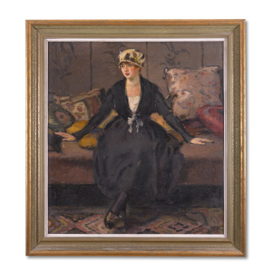 Naske František (1884 - 1959), Dívka v černých šatech