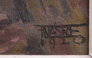 Naske František (1884 - 1959), Dívka v černých šatech