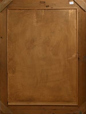 Václav Radimský (1867 - 1946), Pramice na vodě, (Rybářská chatrč)