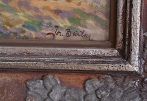 Josef Bárta (1864 - 1919), Za zahradou