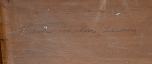Pečínka František (1869 - 1917), Pod sněhem (Luhačovice)