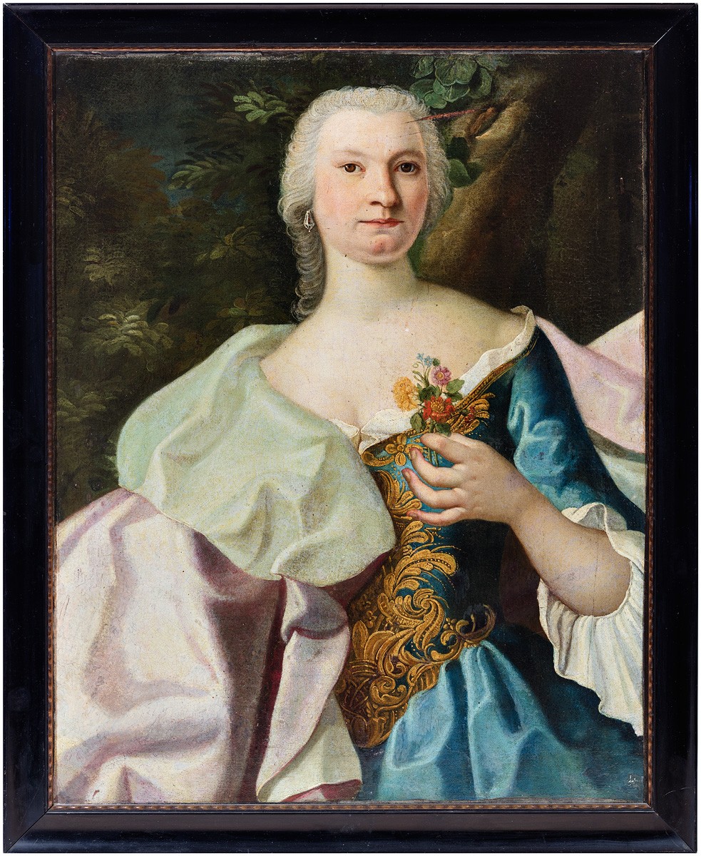 Portrétista 18. století | Portrét šlechtičny