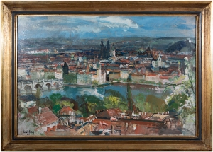 Lexa Rudolf | Praha ze Seminářské zahrady