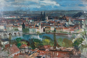 Lexa Rudolf | Praha ze Seminářské zahrady