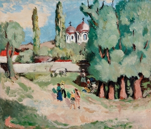 Yordanov Bencho Obreshkov (1899 - 1970) - Motiv z Bulharska
