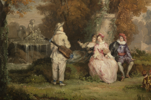 Francouzský malíř, 19. století, Dvojice galantních scén