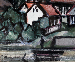 Pohled na vesnici, Peter Matejka