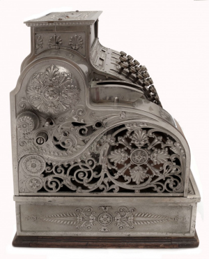 Mechanická pokladna National Cash Register 