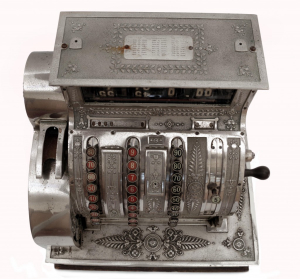 Mechanická pokladna National Cash Register 