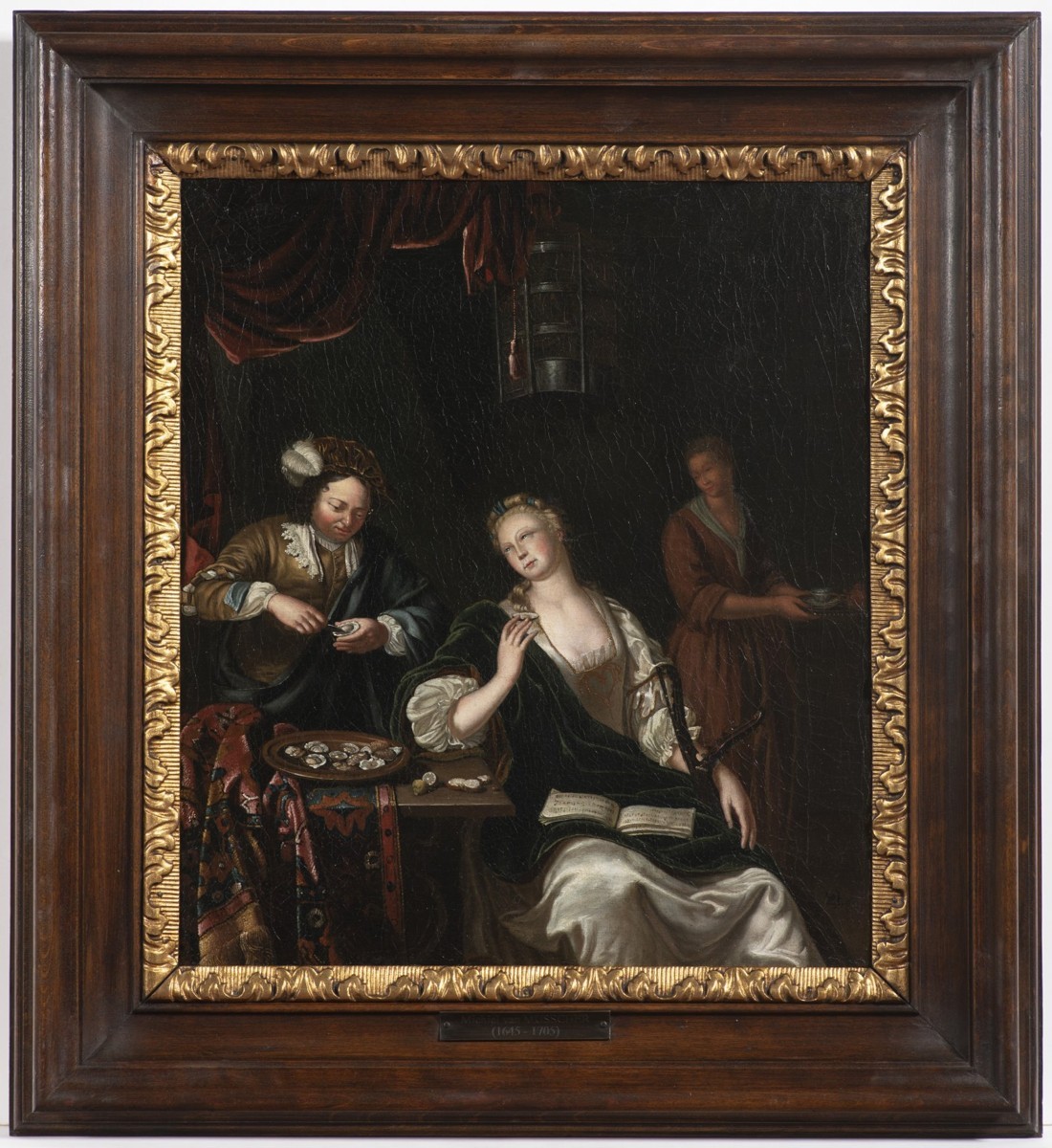 MICHIEL VAN MUSSCHER 1645 - 1705 - DVORSKÝ MOTIV