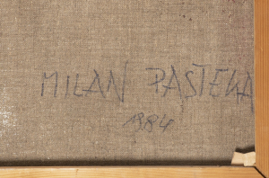 MILAN PAŠTÉKA 1931 - 1998 - ČEKÁNÍ U STOLU