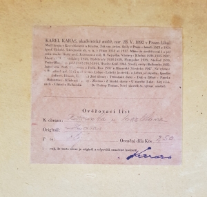 Karel KARAS (1892 - 1969)