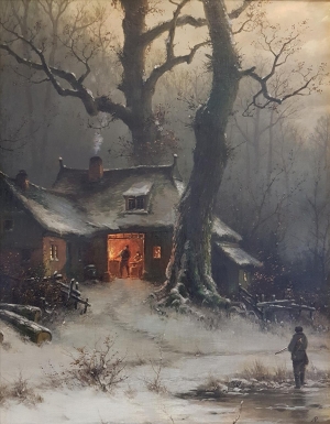 Piepenhagen August Bedřich - Zimní les