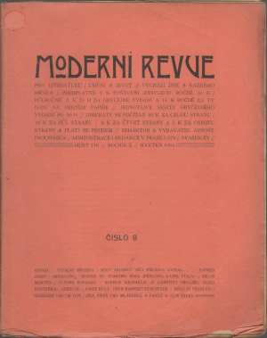 Moderní Revue pro literaturu, umění a život, Ročník X., číslo 1-12 (1903-1904) 