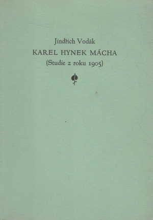 Jindřich Vodák - Karel Hynek Mácha (Studie z roku 1905)