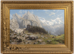 Robert Schultze (1828 Magdeburg - 1910 München) - Krajina s vysokými horami
